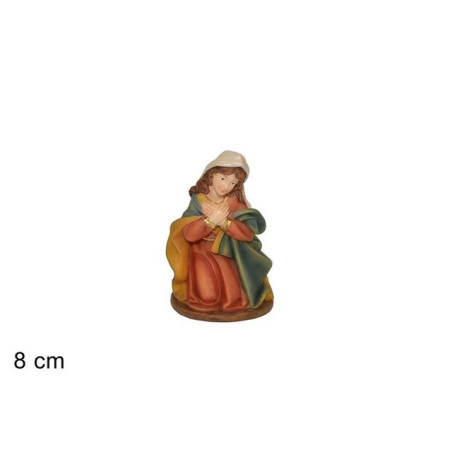 STATUA MADONNA 8CM EU00122-3FB EAN 8033113600708 INGROSSO PERSONAGGI PER IL PRESEPE E ANIMALI