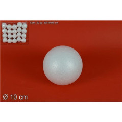 INGROSSO ARTICOLI NATALIZI PALLE POLISTIROLO 10CM 20PZ 8033113628689 INGROSSO DECORAZIONI NATALIZIE ARTICOLI PER DECORAZIONI NAT