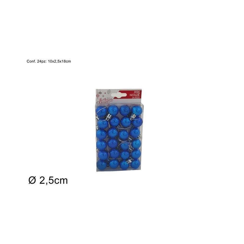 PALLINE D.2,5CM LUCIDE BLU BOX 24PZ EAN 8033113217593 INGROSSO PALLINE DI NATALE E PUNTALI PALLINE D.2,5CM LUCIDE BLU BOX 24PZ EAN 8033113217593 INGROSSO PALLINE DI NATALE E PUNTALI