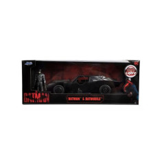 INGROSSO MODELLINO THE BATMAN 2022 BATMOBILE IN SCALA 1:18 CON PERSONAGGIO DI BATMAN IN DIE-CAST