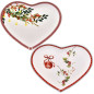PIATTO CUORE CM.22 CHARME NATALE EAN 8056039378520 INGROSSO PIATTI NATALIZI