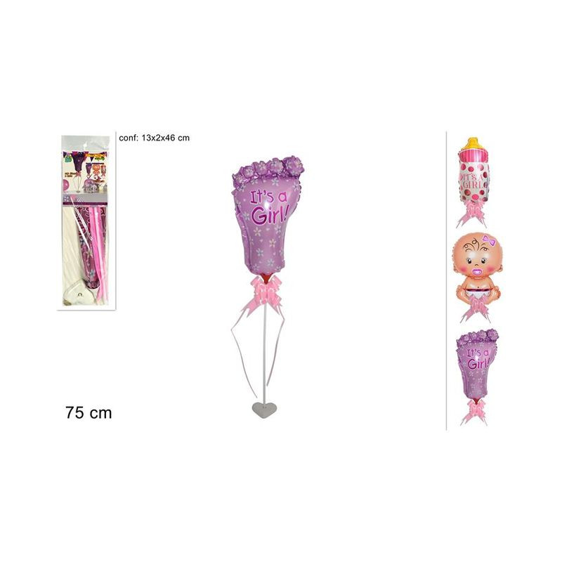 PALLONE BABY NASCITA ROSA CON BASE 3ASS EAN 8034048483305 INGROSSO PALLONCINI COMPLEANNO PALLONE BABY NASCITA ROSA CON BASE 3ASS EAN 8034048483305 INGROSSO PALLONCINI COMPLEANNO