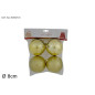PALLE 8CM SET 4PZ LUCIDE GLITTERATE ORO EAN 8033113822179 INGROSSO PALLINE DI NATALE E PUNTALI PALLE 8CM SET 4PZ LUCIDE GLITTERATE ORO EAN 8033113822179 INGROSSO PALLINE DI NATALE E PUNTALI