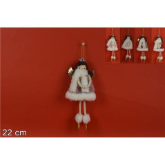 INGROSSO ARTICOLI NATALIZI APPENDINO ANGELO PELLICCIA RDTY-C107 8053482122557 INGROSSO ADDOBBI ALBERO NATALE