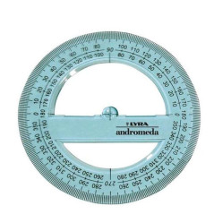 INGROSSO CARTOLERIA GONIOMETRO ANDROMEDA CM.12/360 8000825961212 INGROSSO ARTICOLI SCUOLA SQUADRE E RIGHE