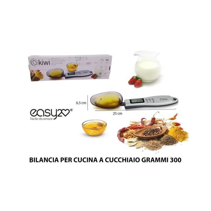 BILANCIA PER CUCINA C/CUCCHIAIO 300GR EAN 8681438103437 INGROSSO BILANCINE