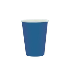 INGROSSO FESTA E PARTY BICCHIERI CC.200 PZ.25 ECOLOR BLU 08022325   INGROSSO ARTICOLI PER FESTE BICCHIERI PER PARTY