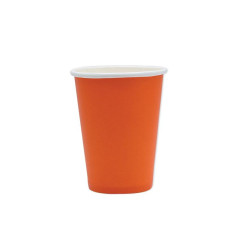 INGROSSO FESTA E PARTY BICCHIERI CC.200 PZ.25 ECOLOR ARANCIO 08022349   INGROSSO ARTICOLI PER FESTE