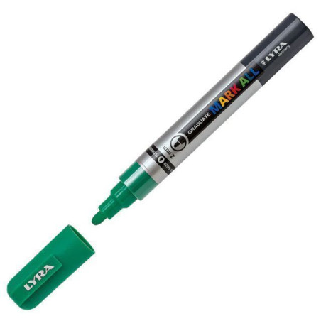INGROSSO LYRA GRADUATE MARK ALL 2 MM VERDE SM. 4084900608043 INGROSSO PENNE REFIL MARCATORI EVIDENZIATORI