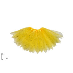 INGROSSO CARNEVALE GONNELLINO TULLE GLITTER GIALLO 8033113943133 INGROSSO ARTICOLI CARNEVALE SET E ACCESSORI TRAVESTIMENTI