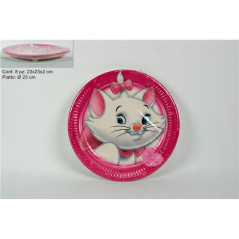 INGROSSO FESTA E PARTY FESTA E PARTY PIATTI CARTA 8PZ 23CM DISNEY MARIE STARS 5201184811443 INGROSSO ARTICOLI PER FESTE