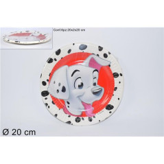 INGROSSO FESTA E PARTY FESTA E PARTY PIATTI CARTA 6PZ 20CM 101 DALMATIANS 5201184884812 INGROSSO ARTICOLI PER FESTE