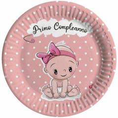 INGROSSO FESTA E PARTY PIATTI CARTA COMP. 23CM 1COMPL. ROSA 8026196347684 INGROSSO ARTICOLI PER FESTE