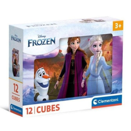 VALIGETTA 12 CUBI FROZEN 2024 EAN 8005125411924 INGROSSO PUZZLE CLASSICI