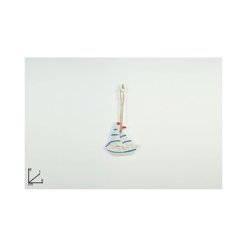 APPENDINO BARCA A VELA CM8 ZL17E578A EAN 8034048447826 INGROSSO BARCHE SOUVENIR