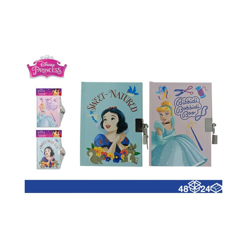 DIARIO SEGRETO 10X15CM PRINCESS EAN 8032780952899 INGROSSO DIARI SEGRETI