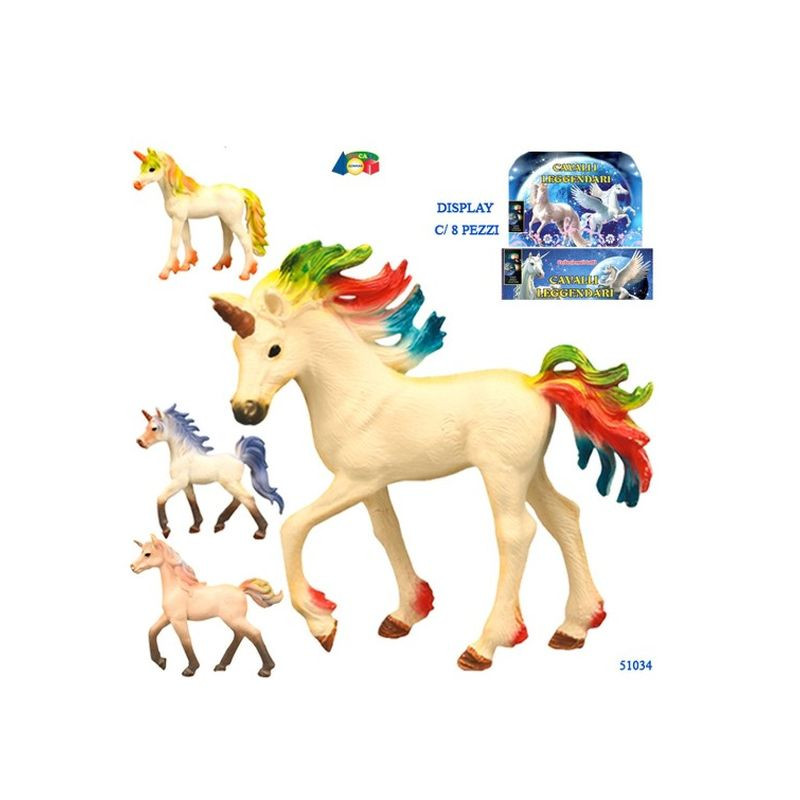 UNICORNO CRINIERA/CODA COLORATA ASS EAN 8057438021369 INGROSSO GIOCHI DA EDICOLA