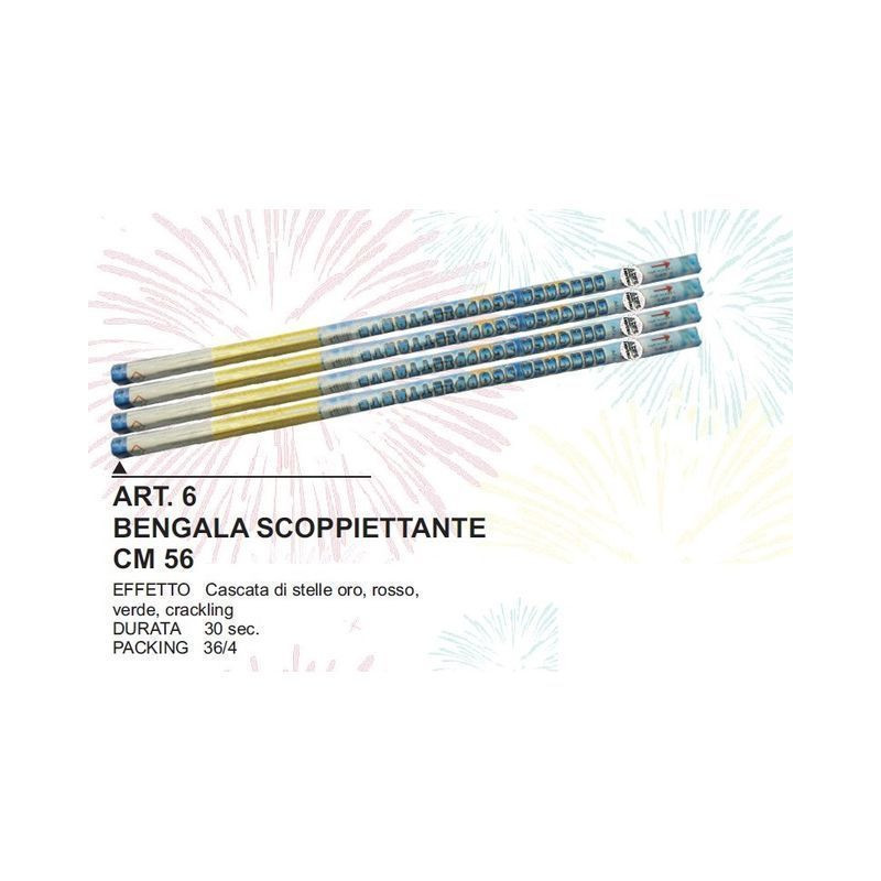 BENGALA SCOPPIETTANTE CM 56 PZ.4 C.36 EAN 8057206070117 INGROSSO BENGALA