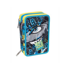 INGROSSO ASTUCCIO 3 ZIP SJ GANG SHARKEN 8055714085524 INGROSSO ARTICOLI SCUOLA ASTUCCI SCUOLA