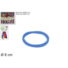 INGROSSO PROFUMERIA ELASTICO PER CAPELLI SET 6PZ D.8CM COL. 8034048457580 INGROSSO ACCESSORI PER CAPELLI