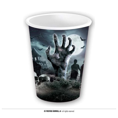 INGROSSO BICCHIERI CIMITERO 240 ML PZ.6 8434077242766 INGROSSO ACCESSORI HALLOWEEN ACCESSORI HALLOWEEN TAVOLA