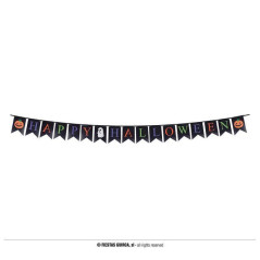 INGROSSO HALLOWEEN VESSILLO ZUCCHE 300 CM 15X20 CM HQ 8434077243657 INGROSSO ARTICOLI DI HALLOWEEN FESTONI E ADDOBBI HALLOWEEN