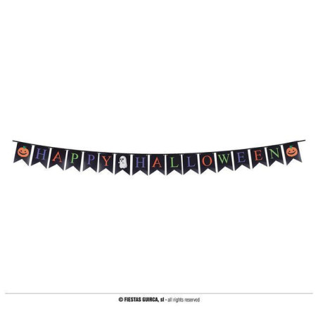 INGROSSO HALLOWEEN VESSILLO ZUCCHE 300 CM 15X20 CM HQ 8434077243657 INGROSSO ARTICOLI DI HALLOWEEN FESTONI E ADDOBBI HALLOWEEN