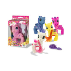 INGROSSO GIOCATTOLI PONY CON SPAZZOLA ASS - MISS SIGNORINA 8017967634560 INGROSSO ANIMALI GIOCATTOLI
