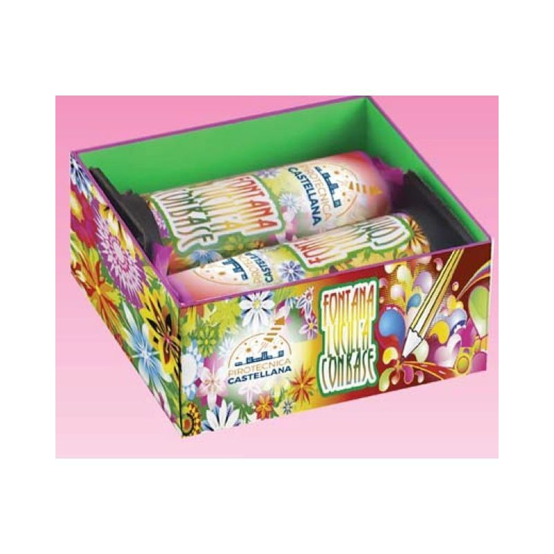 FONTANA LUCILLA 2PZ C.48 EAN 8023993861900 INGROSSO FONTANE ECONOMICHE FUOCHI D'ARTIFICIO