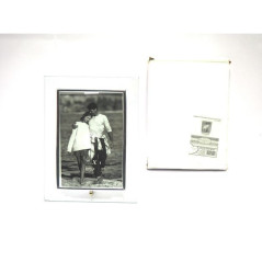 INGROSSO CASALINGHI CORNICE VETRO C/BORDO ARGENTO H. 17