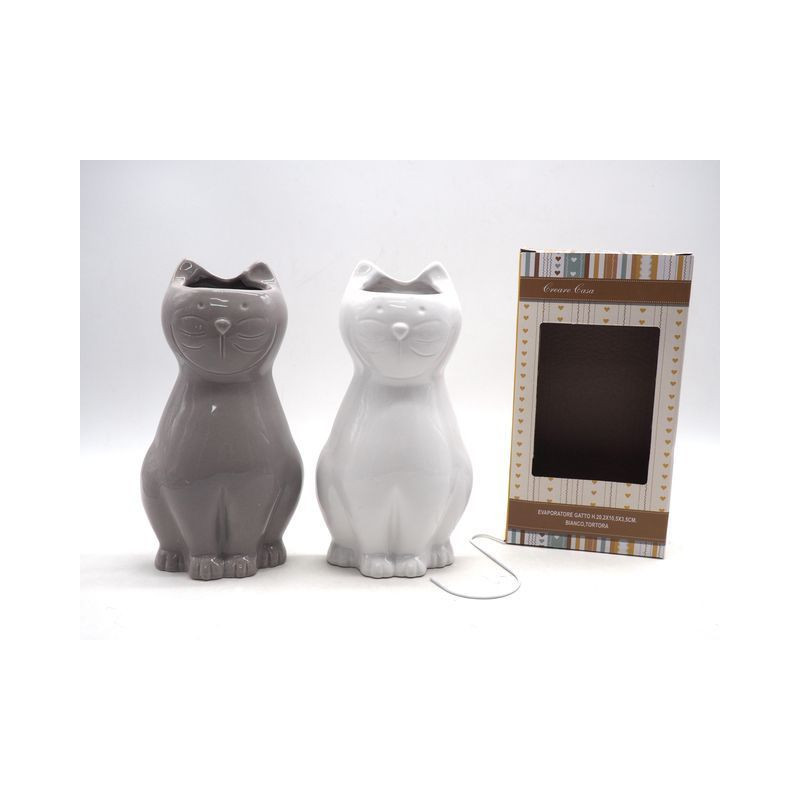EVAPORATORE GATTO BIANCO/TORTORA EAN 8021029164483 INGROSSO OGGETTISTICA VARIA