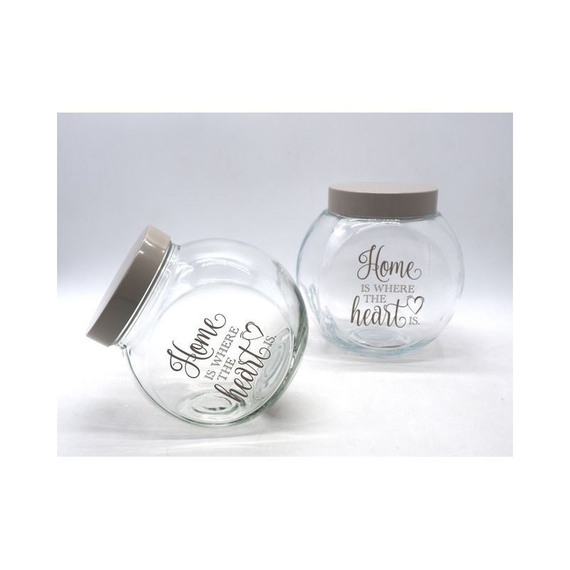 BARATTOLO VETRO C/SCRITTA DRIT/STORT H12 EAN 8021029192301 INGROSSO BARATTOLI E ARBANELLE