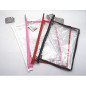 BUSTA PVC C/ZIP TRASPARENTE CM.29X21 ASS EAN 8021029551764 INGROSSO POCHETTE