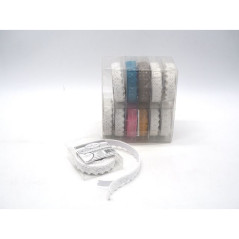 INGROSSO CASALINGHI ROCCHETTO MERLETTO C/ADESIVO COL. ASS. C 8021029763938 INGROSSO TESSUTO E ACCESSORI