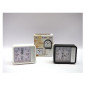 SVEGLIA QUADRATA H9X10CM C/LUCE BIANCA-N EAN 8021029810441 INGROSSO OGGETTISTICA VARIA