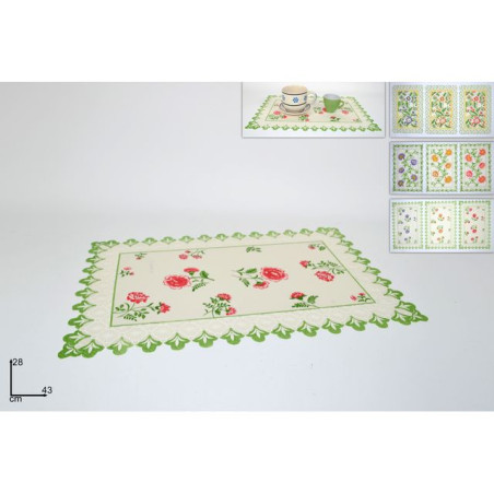 INGROSSO TOVAGLIETTA TESSUTO 28X43CM 3ASS 8034048333051 INGROSSO ACCESSORI CUCINA TOVAGLIE DA TAVOLA