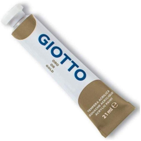INGROSSO TEMPERA ACRILICA GIOTTO ml.21 ORO 8000825357305 INGROSSO PENNARELLI MATITE COLORATE TEMPERE