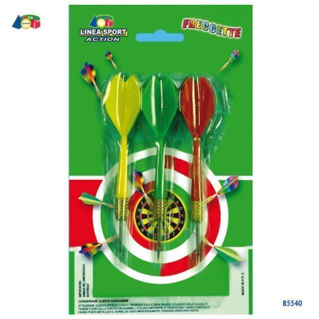 INGROSSO BLISTER 3 FRECCETTE 08025944 INGROSSO SPORT E ARIA APERTA GIOCHI CON BERSAGLIO