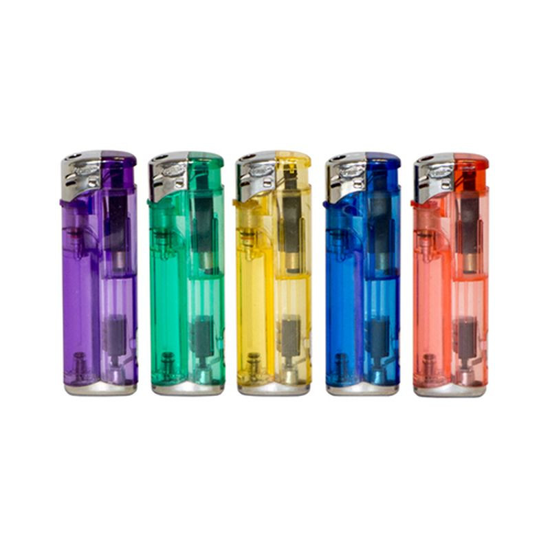 ACCENDINO ELETTRONICO LIGHTER TRASP. C50 EAN 4014663254874 INGROSSO ACCENDINI