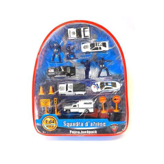 INGROSSO ZAINO CON MACCHINA POLIZIA 8032780712363 INGROSSO BORSE E ZAINI SCUOLA