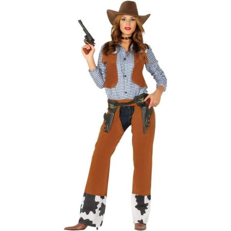 INGROSSO CARNEVALE COSTUME COWGIRL ADULTA TAGLIA M 38 40 8434077885895 INGROSSO ARTICOLI CARNEVALE COSTUMI CARNEVALE ADULTI