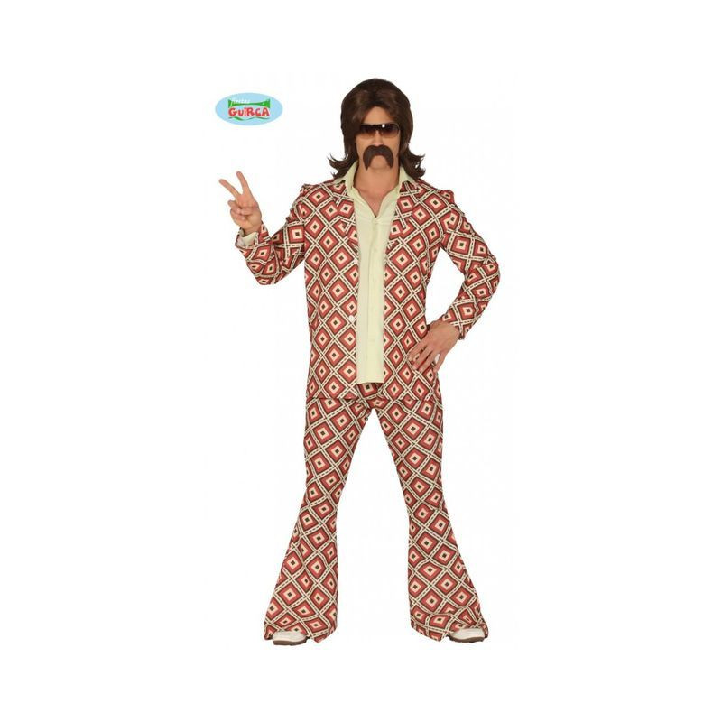 COSTUME ANNI 70 ADULTO TAGLIA L 52 54 EAN 8434077886236 INGROSSO COSTUMI CARNEVALE ADULTI