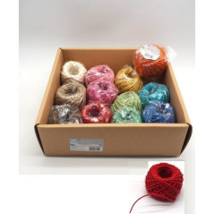 INGROSSO CARTOLERIA MATASSA SPAGO LANA 20M. COLORI ASS.TI 8021029770097 INGROSSO COLLA NASTRI SPAGHI