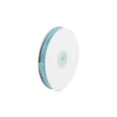 INGROSSO BOMBONIERE NASTRO ORGANZA 10mm 50mt POIS CIELO 8051070141249 INGROSSO ARTICOLI DA BOMBONIERE