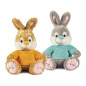 BUNNY L40CM 2 COL.ASS C/TSHIRT EAN 8009549257410 INGROSSO PELUCHE MORBIDOSI