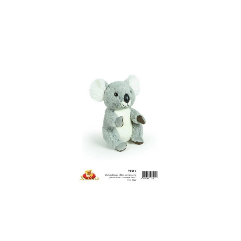 MORBIDELLI KOALA NICO H.20CM EAN 8009549275711 INGROSSO PELUCHE MORBIDOSI MORBIDELLI KOALA NICO H.20CM EAN 8009549275711 INGROSSO PELUCHE MORBIDOSI