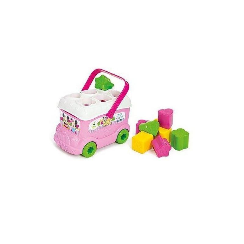 MINNIE BUS INSERIMENTO FORME 15X15X22CM EAN 8005125149339 INGROSSO GIOCHI PRIMA INFANZIA