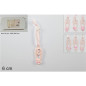 SPILLA RICORDO NASCITE 6CM 6ASS ROSA EAN 8034048409107 INGROSSO BOMBONIERE