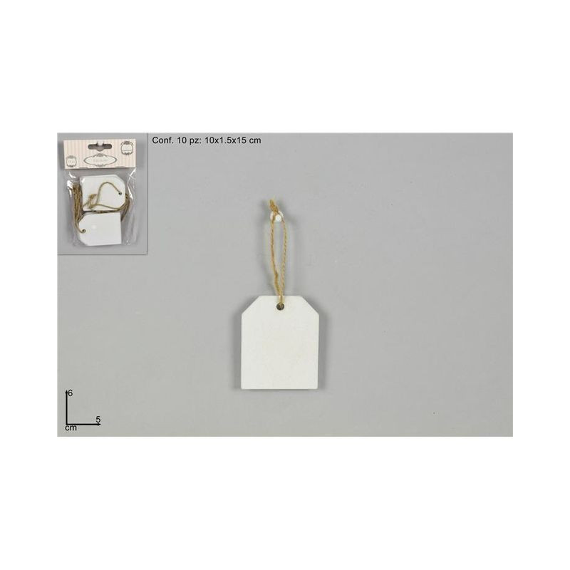 ETICHETTE LEGNO BIANCHE 6X15 10PZ EAN 8034048503690 INGROSSO RETINE E OGGETTISTA PER CONFEZIONI ETICHETTE LEGNO BIANCHE 6X15 10PZ EAN 8034048503690 INGROSSO RETINE E OGGETTISTA PER CONFEZIONI