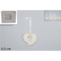 CUORE 4,5 CM C/SPOSI RICORDO MATRIMONIO EAN 8034048530238 INGROSSO BOMBONIERE